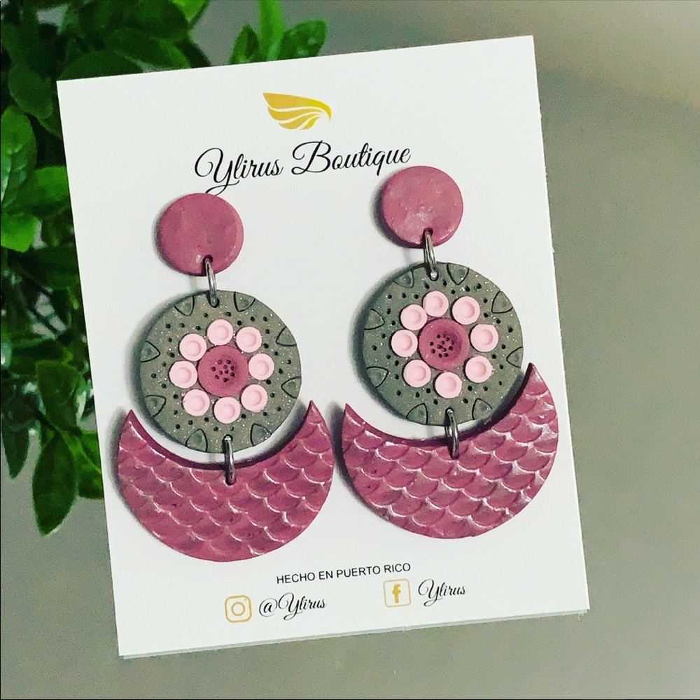 ✨Modern artisan earrings ✨